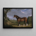 Un semental Clydesdale - John Frederick Herring el Viejo — cuadro enmarcado en la pared