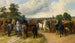 Una feria de caballos en Southborough Common - John Frederick Herring el Viejo — vista de la obra