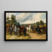 Una feria de caballos en Southborough Common - John Frederick Herring el Viejo — cuadro enmarcado en la pared