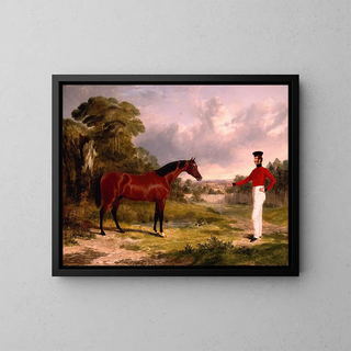 John Frederick Herring Snr - A Soldier with an Officers Charger.webp