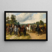Una feria de caballos en Southborough Common - John Frederick Herring el Viejo — cuadro enmarcado en la pared