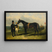 The Flying Dutchman - John Frederick Herring the Elder — framed artwork on a wall