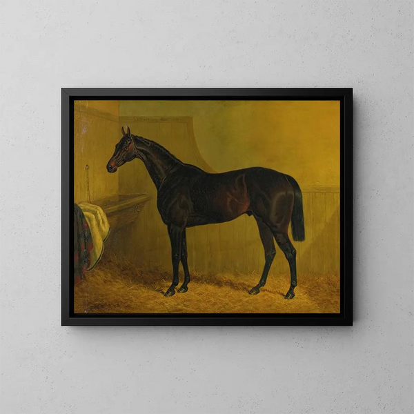 Lottery - John Frederick Herring the Elder — framed artwork on a wall