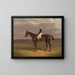 Margrave with James Robinson Up - John Frederick Herring the Elder — framed artwork on a wall
