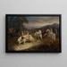 Mazeppa - John Frederick Herring l'Ancien — framed artwork on a wall
