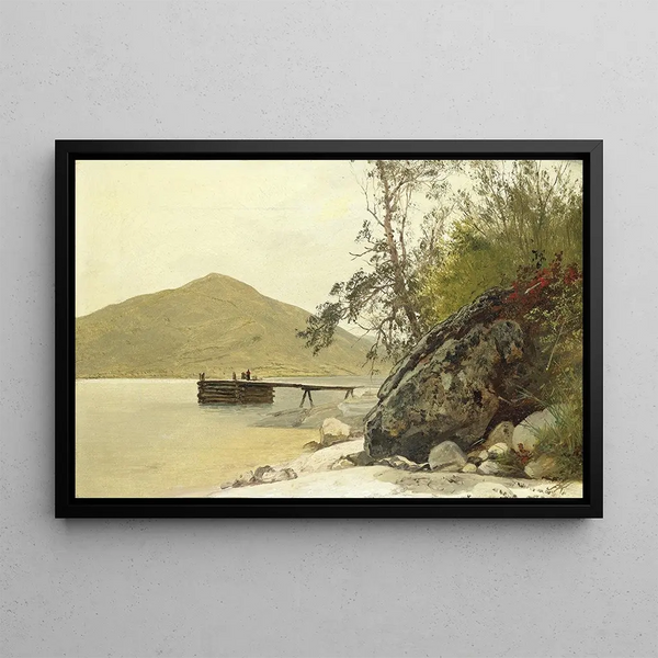 John Frederick Kensett - Landing at Sabbath Day Point.webp