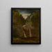 Rocky Pool Bash Bish Falls - John Frederick Kensett — framed artwork on a wall