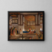 A Lady Receiving Visitors - John Frederick Lewis — framed artwork on a wall