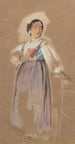 Una Española - John Frederick Lewis — vista de la obra