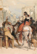 Escena callejera en Granada en el día de la corrida - John Frederick Lewis — vista de la obra