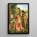 Lilium auratum - John Frederick Lewis — cuadro enmarcado en la pared