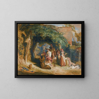 John Frederick Lewis - Peasants Of The Italian Tyrol At Their Devotions.webp