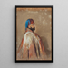 retrato del general Jochmus Pacha hacia 1841 - John Frederick Lewis — cuadro enmarcado en la pared