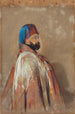 retrato del general Jochmus Pacha hacia 1841 - John Frederick Lewis — vista de la obra