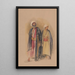 Cheikh Hussein de Gebel Tor et son fils - John Frederick Lewis — framed artwork on a wall