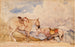 Two Horses - John Frederick Lewis — artwork view