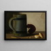 Chope y Galletas - John Frederick Peto — cuadro enmarcado en la pared