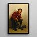 A respite in business - John George Brown — framed artwork on a wall