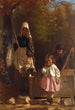 At the Well - John George Brown — artwork view