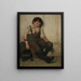 Lazy Bones - John George Brown — framed artwork on a wall