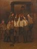 La carrera por los periódicos de la tarde - John George Brown — vista de la obra