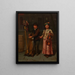 Les deux musiciens - John George Brown — framed artwork on a wall