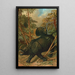 Rhinocéros - John George Wood — framed artwork on a wall