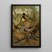 Mésanges - John George Wood — cuadro enmarcado en la pared