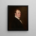 Self-portrait - John Goffe Rand — framed artwork on a wall