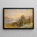 Lac Te Anau - John Gully — framed artwork on a wall