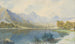 Landscape with Lac Te Wharau - John Gully — artwork view