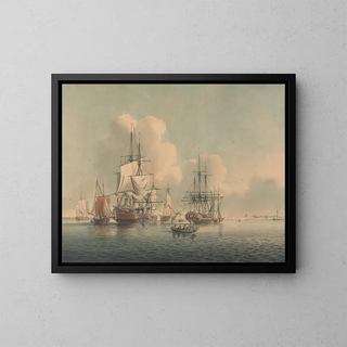John Harris - Men of War Lying off Sheerness.webp