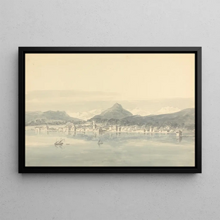 John Henderson - A Town on the Lake of Geneva.webp