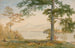 Lac George en otoño - John Henry Hill — vista de la obra