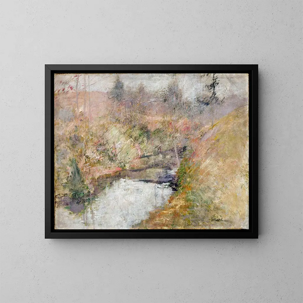 Bassin de ciguë - John Henry Twachtman — framed artwork on a wall