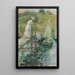 Tarde de verano - John Henry Twachtman — cuadro enmarcado en la pared