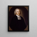 Reverend Richard Brown - John Hesselius — cuadro enmarcado en la pared