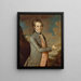Thomas Chamberlaine - John Hesselius — cuadro enmarcado en la pared