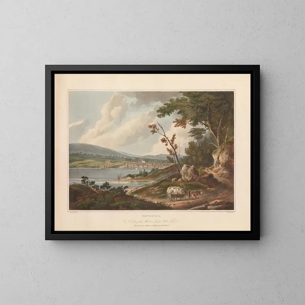 Newburg - John Hill — cuadro enmarcado en la pared