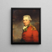 an unknown British officer, probably from the 11th North Devonshire Infantry Regiment, circa 1800 - John Hoppner — framed artwork on a wall