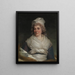 Mme Richard Bache Sarah Franklin 1743-1808 - John Hoppner — cuadro enmarcado en la pared