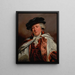Retrato del Dr. Edmund Ayrton - John Hoppner — cuadro enmarcado en la pared
