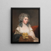Susannah Edith Lady Rowley - John Hoppner — framed artwork on a wall