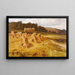 Campos de trigo cerca de Hastings - John Horace Hooper — cuadro enmarcado en la pared