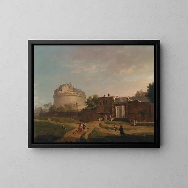 Castillo de San Ángel, Roma - John Inigo Richards — cuadro enmarcado en la pared