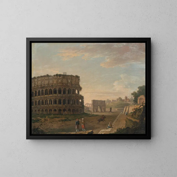 El Coliseo - John Inigo Richards — cuadro enmarcado en la pared