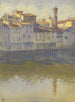 "De el otro lado del Arno" - John Ireland Howe Downes — vista de la obra