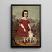 Retrato de Alice Lyons - John Jacob Hegler — cuadro enmarcado en la pared