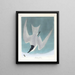 Sterne des marais - John James Audubon — framed artwork on a wall