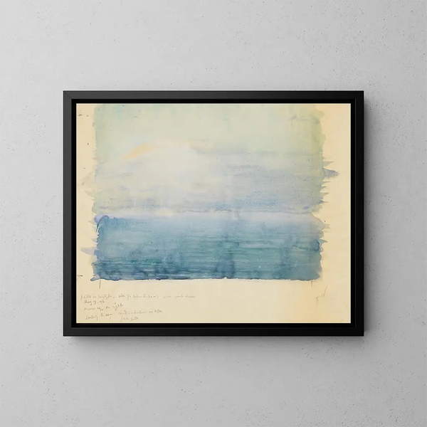 Crepúsculo en Bar Harbor - John La Farge — cuadro enmarcado en la pared